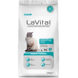 La Vital Somonlu Yetişkin Kedi Maması 1.5 Kg