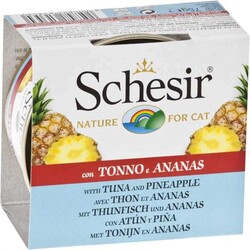 Schesir Ton Balıklı Ananaslı Kedi Konservesi 85 Gr