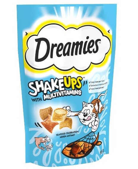 Dreamies Ton Balığı Somon Ve Karidesli Kedi Ödülü 55 Gr