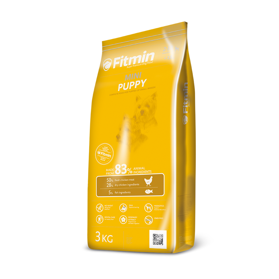 Fitmin Mini Puppy %50 Taze Tavuk Etli Ufak Irk Yavru Köpek Maması 3 Kg