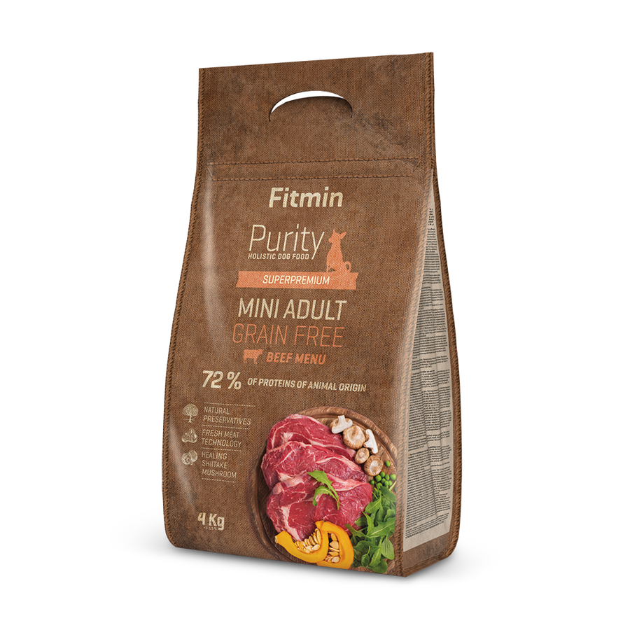 Fitmin Purity Beef Yetişkin Mini Köpek Maması 4 Kg