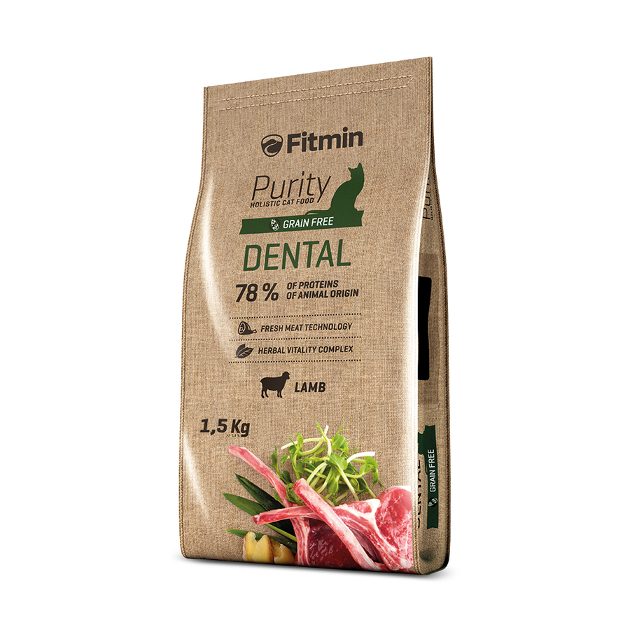 Fitmin Purity Dental Taze Kuzu Etli Yetişkin Kedi Maması 1,5 Kg