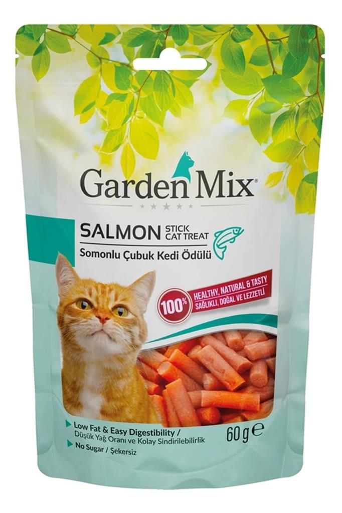 Gardenmix Garden Mıx Somonlu Stıck Kedi Ödülü 60 Gr