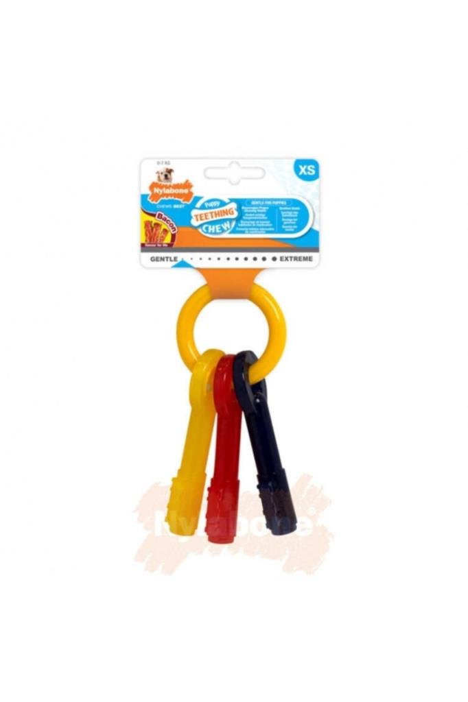 Nylabone Bacon Domuz Aromalı Çiğneme Kemiği XSmall