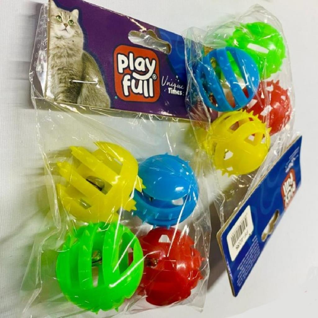 Playfull Plastik Top Kedi Oyuncağı 3,5 Cm