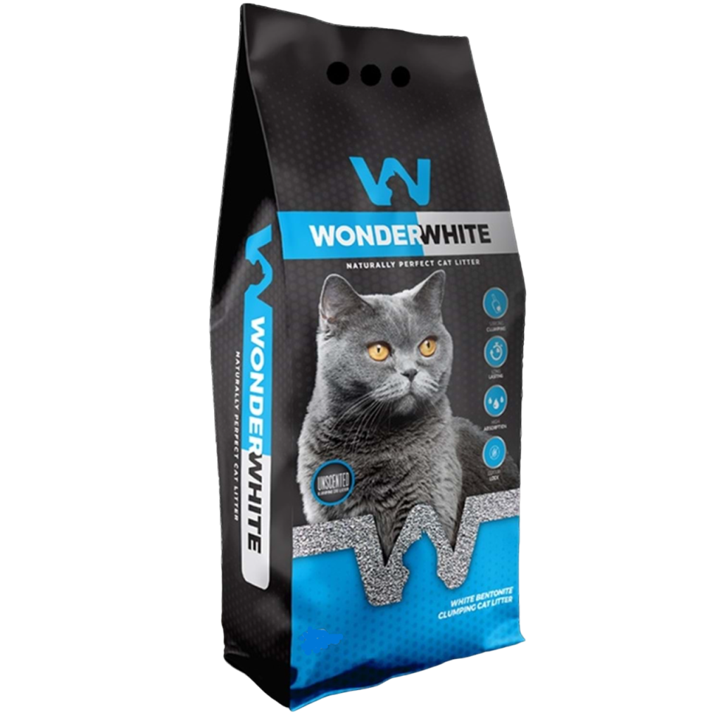 Wonder White Kokusuz İnce Taneli Topaklanan Kedi Kumu 5 Kg