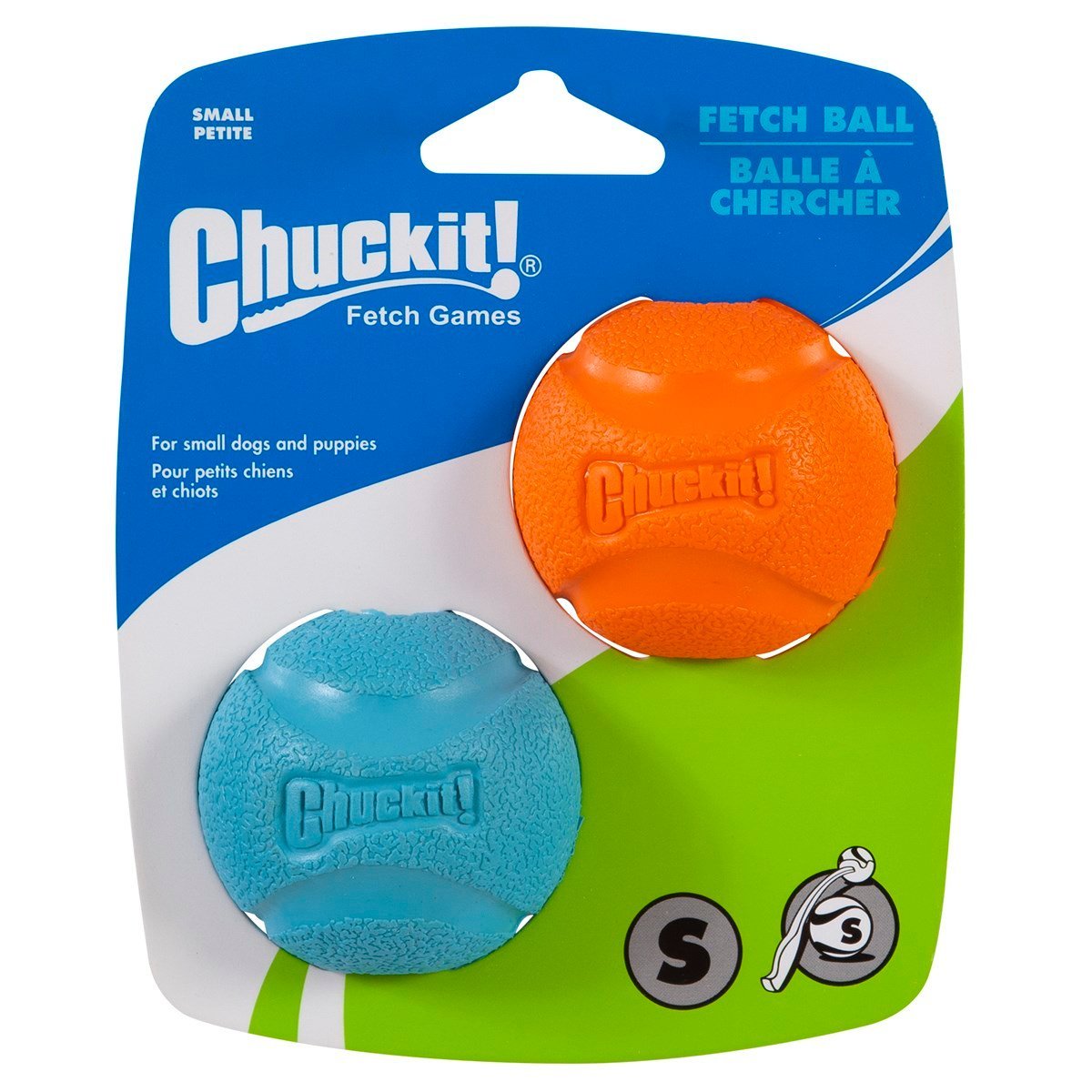 Chuckit! Fetch Ball 2'li Köpek Oyun Topu Küçük Boy