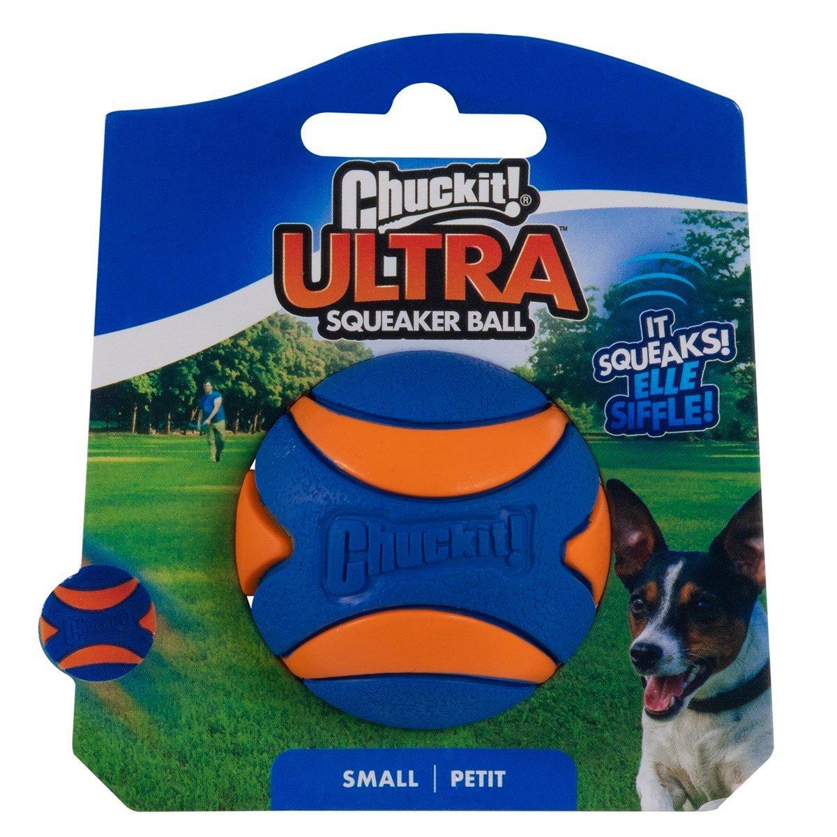 Chuckit! Ultra Squeaker Sesli Köpek Oyun Topu Küçük Boy