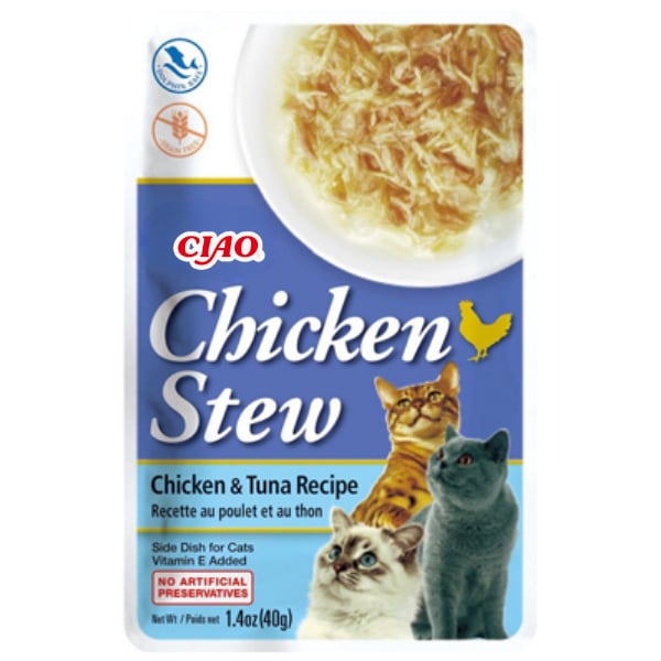 Ciao Chicken Stew Tavuk Güveç ve Ton Balıklı Pate 40 Gr