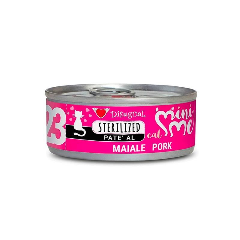 Disugual Mini Me 23 Pork Kısırlaştırılmış Pate Yaş Kedi Maması 85 Gr