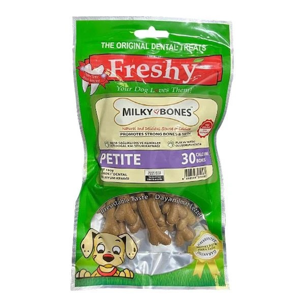 Freshy Milky Bones Petite Köpek Ödül Kemiği 150 Gr 30 lu