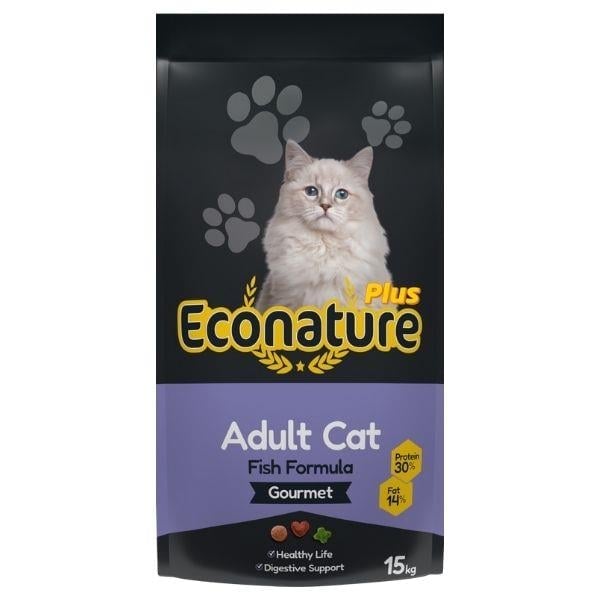 Econature Gurme Balıklı Yetişkin Kedi Maması 15 Kg