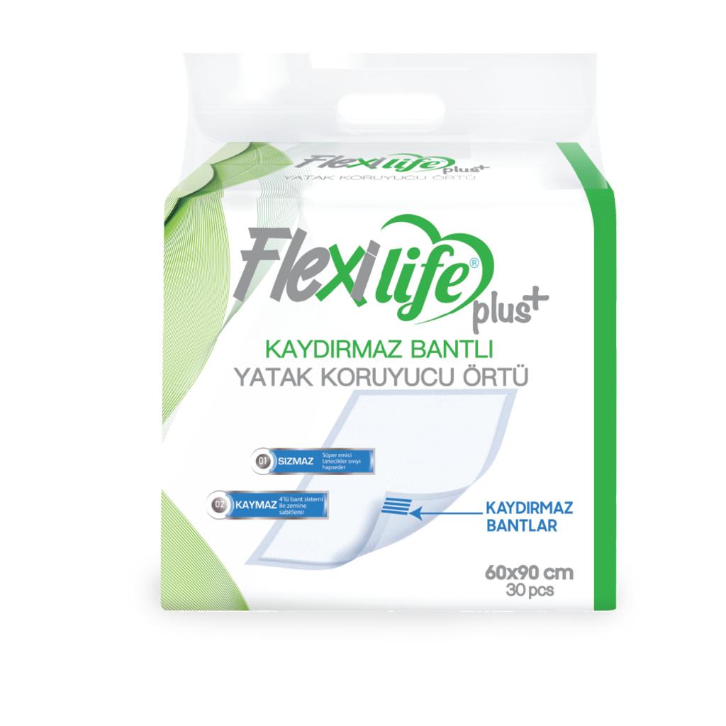 Flexi Life Köpek Çiş Pedi Bantlı 30 Lu 60X90 Cm