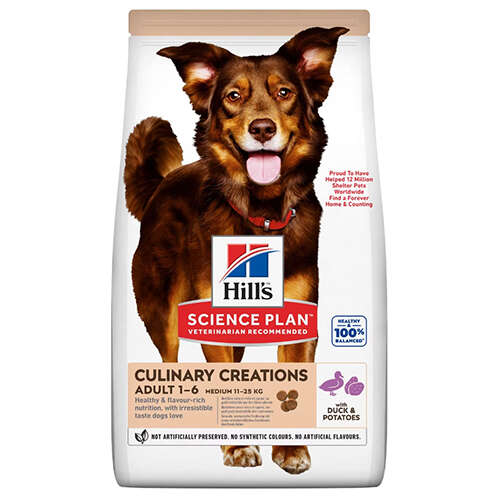 Hills Culinary Creations Ördek ve Patatesli Orta Irk Köpek Maması 14 Kg