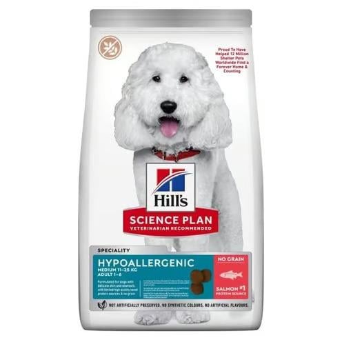 Hills Hypo Allergenic Somonlu Medium Yetişkin Köpek Maması 12 Kg