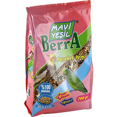 Mavi Yeşil Berra Paraket Yemi 700 Gr