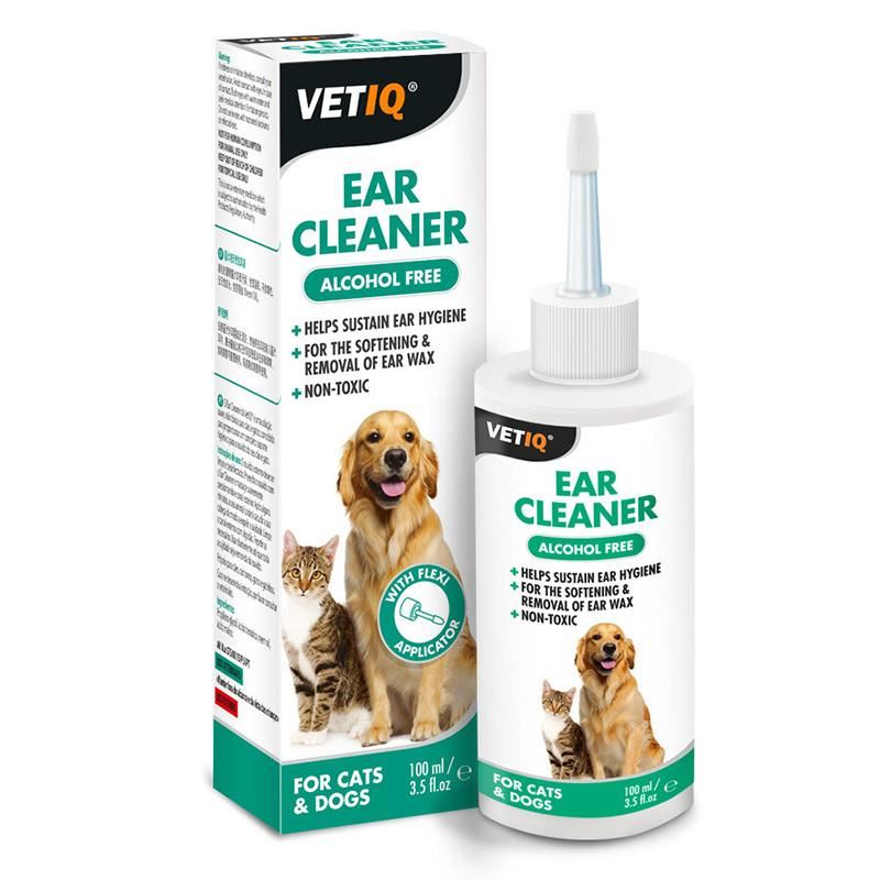 MC VETIQ Ear Cleaner Kedi Ve Köpek Kulak Temizleme Losyonu 100 Ml