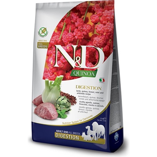 ND Quinoa Digestion Kuzulu Yetişkin Medium Maxi Köpek Maması 2.5 Kg