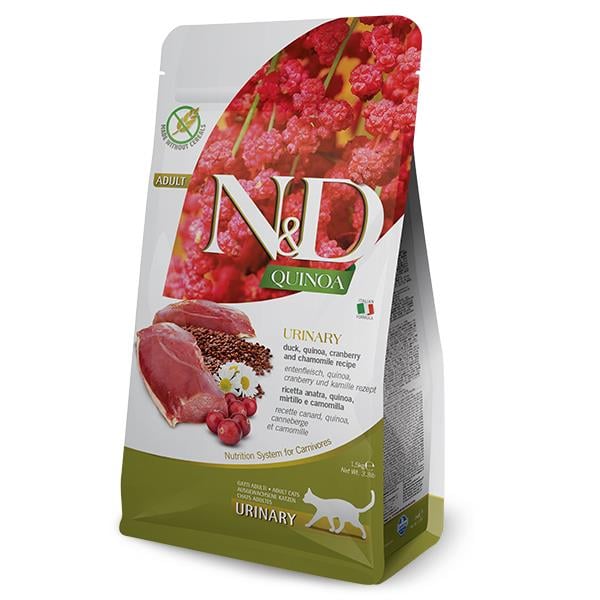 ND Quinoa Urinary Ördekli Yetişkin Kedi Maması 1.5 Kg