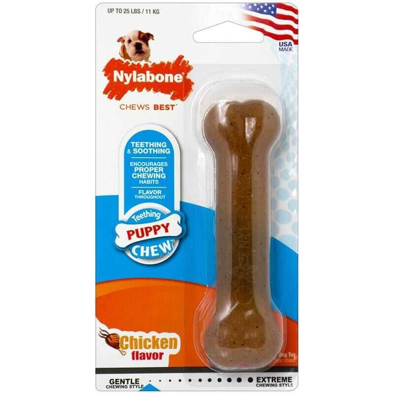 Nylabone Domuz Pastırması Aromalı Köpek Çiğneme Kemiği Small