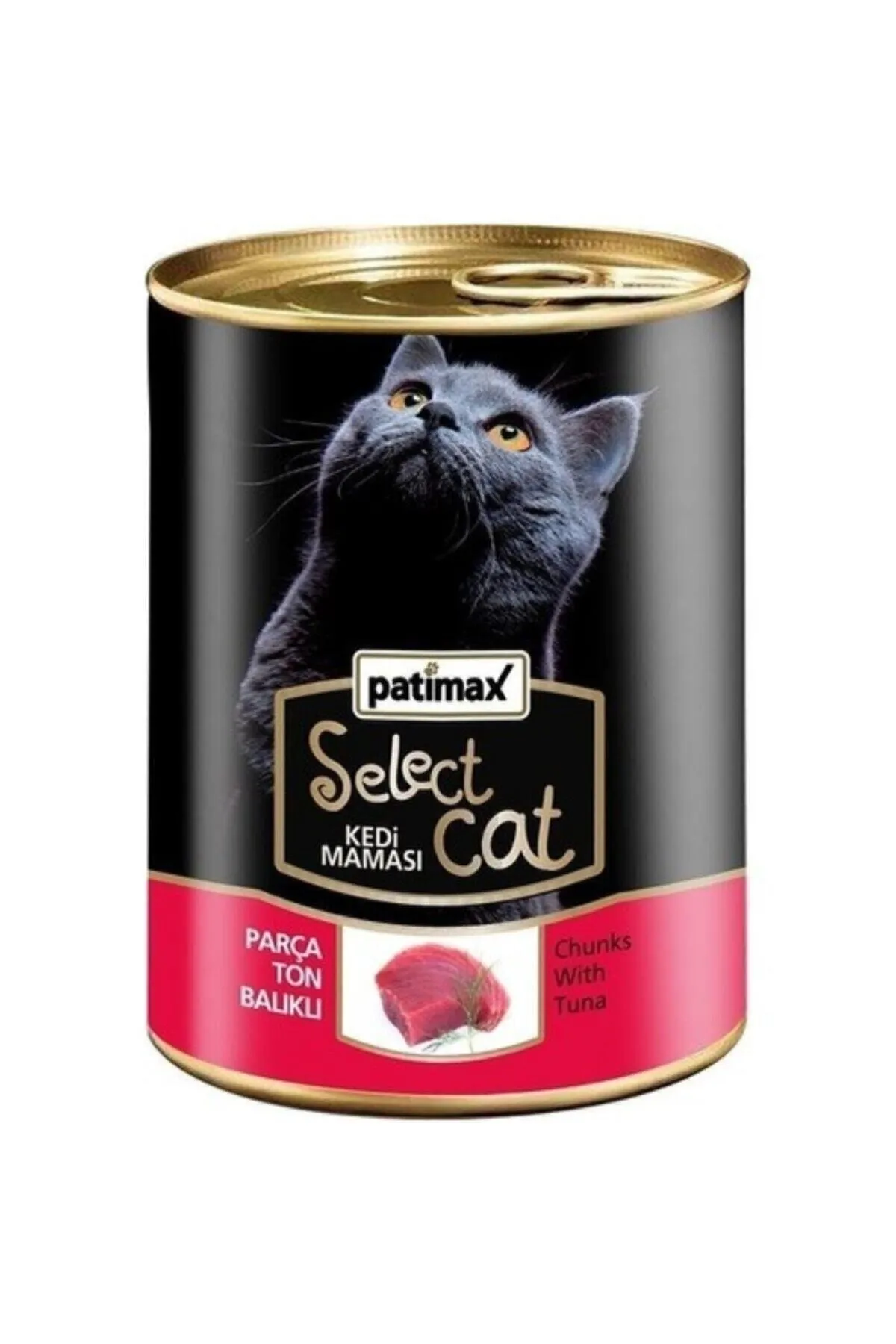 Patimax Parça Ton Balıklı Kedi Konserve 400 Gr