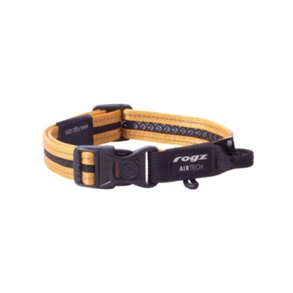 Rogz Air Tech Halsband Oker Köpek Boyun Tasması XLarge