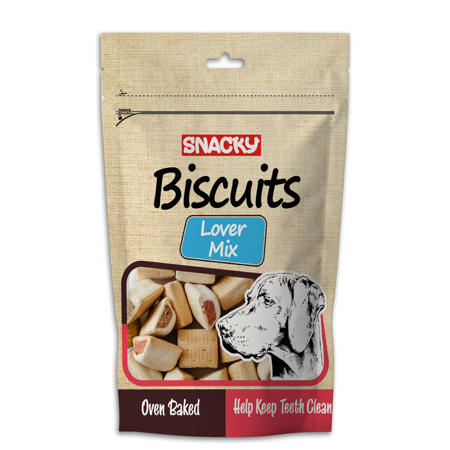 Snacky Lover Mix Köpek Ödül Bisküvisi 200 Gr